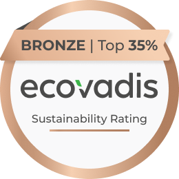Médaille EcoVadis Bronze — Top 35 %